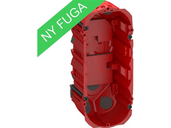Fuga Air Forfradåse Brandtæt 2,5 Modul Rød