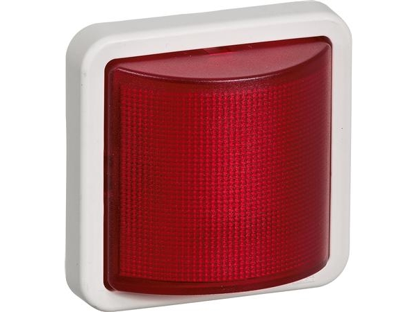Opus74 Ledlampe 12V Rød Ip44 Lysegrå