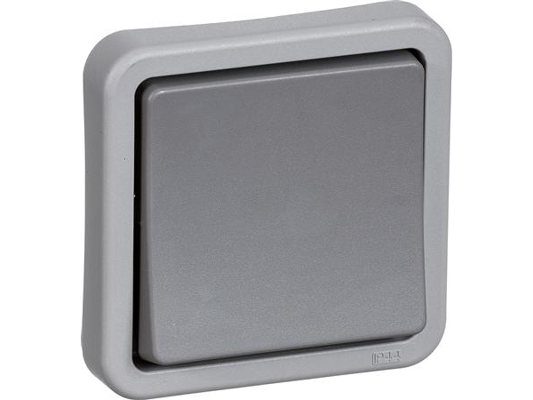 Lauritz Knudsen Opus 74 Industri Afbryder Korrespondance Med 1 Sløjfeklemme 16A 250V Ac Mørkegrå.