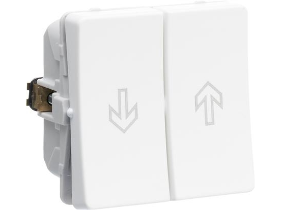 Fuga Afbryder Jalousi 16Ax 250V Hvid
