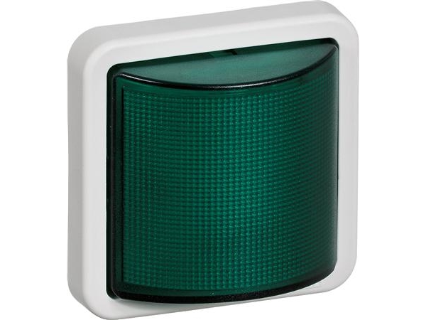 Opus74 Ledlampe 230V Grøn Ip44 Lysegrå