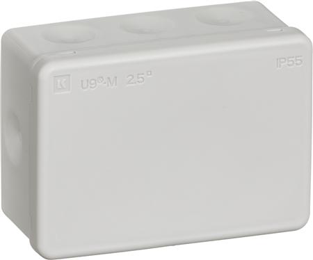 Membrandåse U9tm 2,5 Mm², Lysegrå