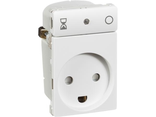 Fuga Timer Stikkontakt 10A 1,5M Hvid