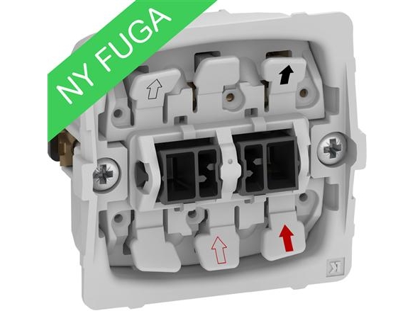 Fuga Afbryder 2P 16Ax 440V Uden Afdækning