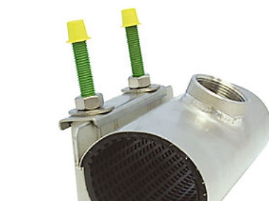 Bandagemuffe 60-67x200mm - Med 1 anboring. AISI316-EPDM | VVS Artiklar - Vattenförsörjning - Ärmar klämmor & fläns | GameStuff