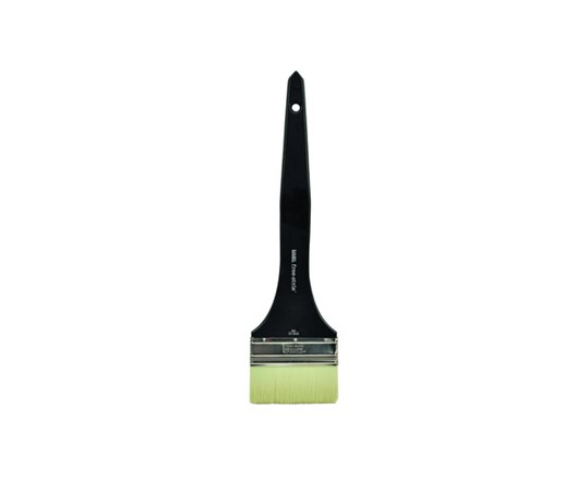 Free Style Brush Large Flat 4 Inch Long Handle