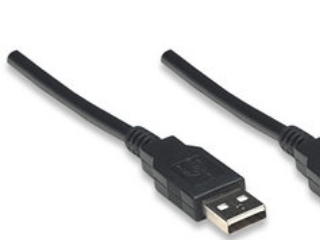 Manhattan 306089, 1,8 M, Usb A, Usb A, Usb 2.0, Hanstik/Hanstik, Sort