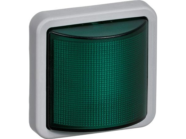 Opus74 Industri Ledlampe 230V Grøn Ip44 Mørkegrå