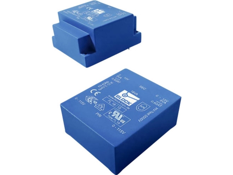 Block FL 42/15 Printtransformator 2 x 115 V 2 x 15 V/AC 42 VA 1.4 A