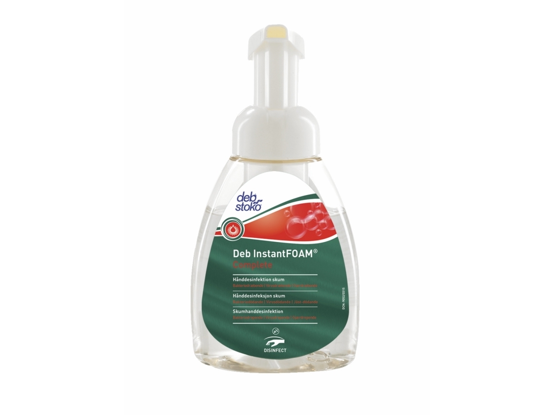 Deb Stoko, InstantFOAM Complete hånddesinfektion, i pumpeflaske, 250 ml