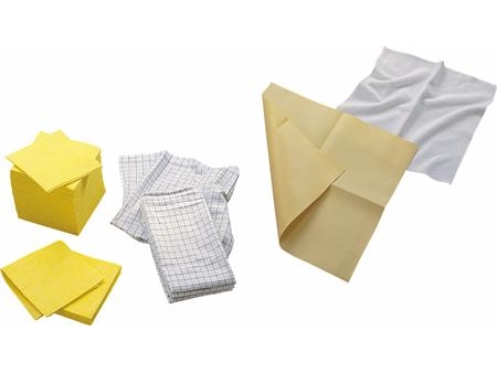 Alt Mulig Klude Cleanline Gul 38X38cm,10Stk Pr Pakker