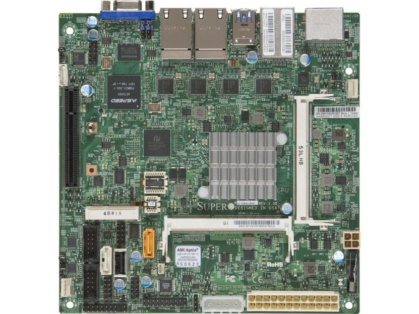 Supermicro X11sba-Ln4f, Intel, Bga 1170, Intel Pentium , 6 W, Ddr3-Sdram, So-Dimm