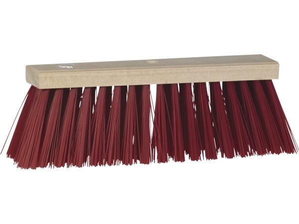 Gadekost 74X347mm 17Rk - Rødbrun Pvc 2517H Med Hul Til Skaft
