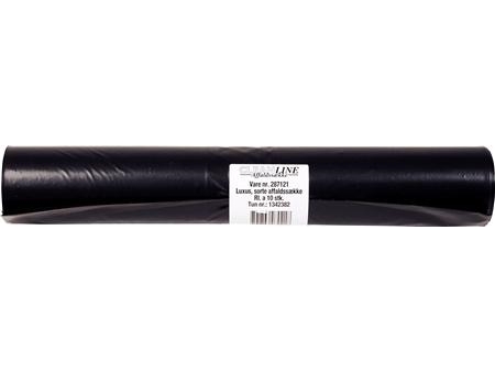 Abfallsäcke Kunststoff Schwarz 700X1100mm Luxus 10Stk/Rolle - (10 X 10 Rollen)