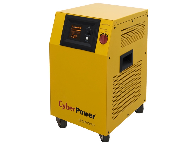 Cyberpower Cps3500pro, Dobbeltkonvertering (Online), 3,5 Kva, 2450 W, Sinus, 140 V, 300 V