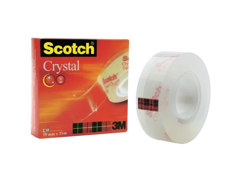 3M FT-5100-3060-2 7100027387 Tape Scotch® Crystal Clear 600 Transparent (L x B) 33 m x 19 mm 33 m