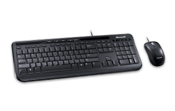 Microsoft Wired Desktop 600 - Sæt Med Mus Og Tastatur - Usb - Uk - Sort