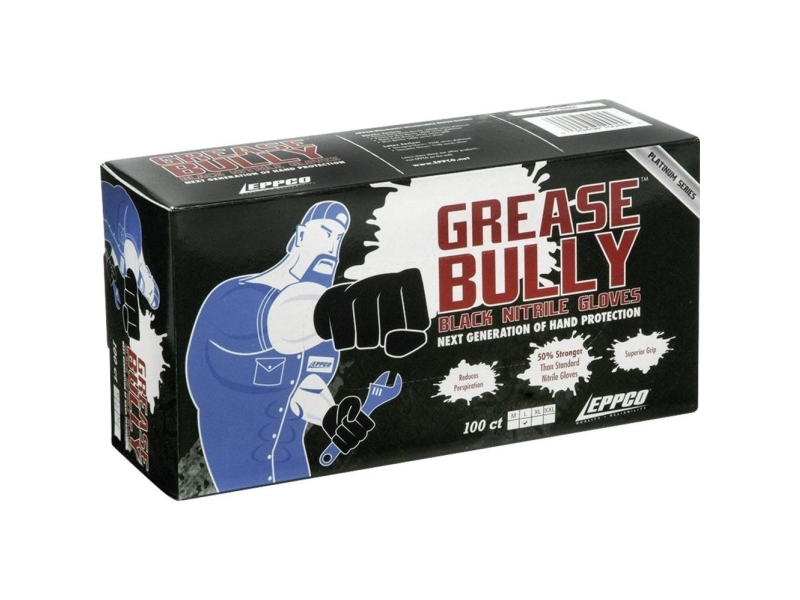 Kunzer GREASE BULLY M 100 stk Nitril Engangshandske Størrelse (handsker): M EN 374, EN 455