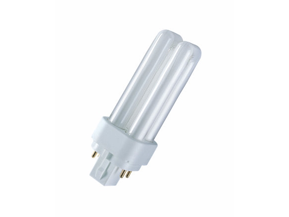 Osram DULUX, 10 W, G24q-1, 20000 t, 600 lm, Kold hvid