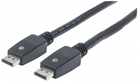 Manhattan 4K@60Hz Displayport-Kabel, Displayport-Stecker Auf Displayport-Stecker, 10 M, Schwarz, 10 M, Displayport, Displayport, Stecker, Stecker, Sc