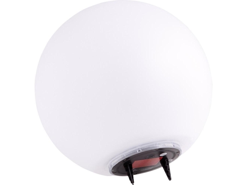 Heitronic Solar-Dekoleuchte Boule 35421 Ball Led (Rgb) 0,2 W Neutralweiß Weiß