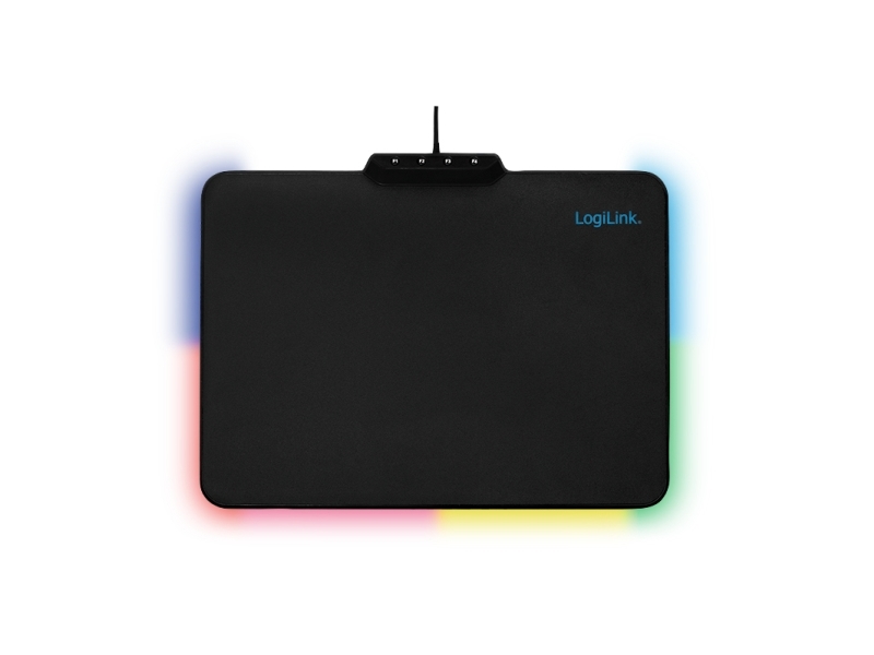 Logilink Id0155, Sort, Monokromatisk, Gummi, Usb-Drevet, Gaming Musemåtte