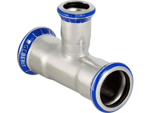 Geberit T-Stück Edelstahl 76,1-28-76,1 Mm Mapress