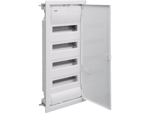 Gruppetavle 4R 48M 4X12 Modul, Planforsænket, Vh48dkn