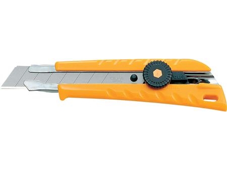 Olfa Abbrechmesser 18Mmmit Gummigriff Am Griffmit Feststellknopf