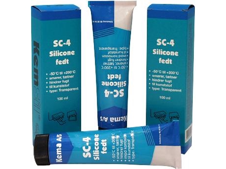 Itw Siliconefedt Sc-4 100 Grams Tube Smører, Tætner Og Beskytter Overflader, Transperant Og Lugtfri