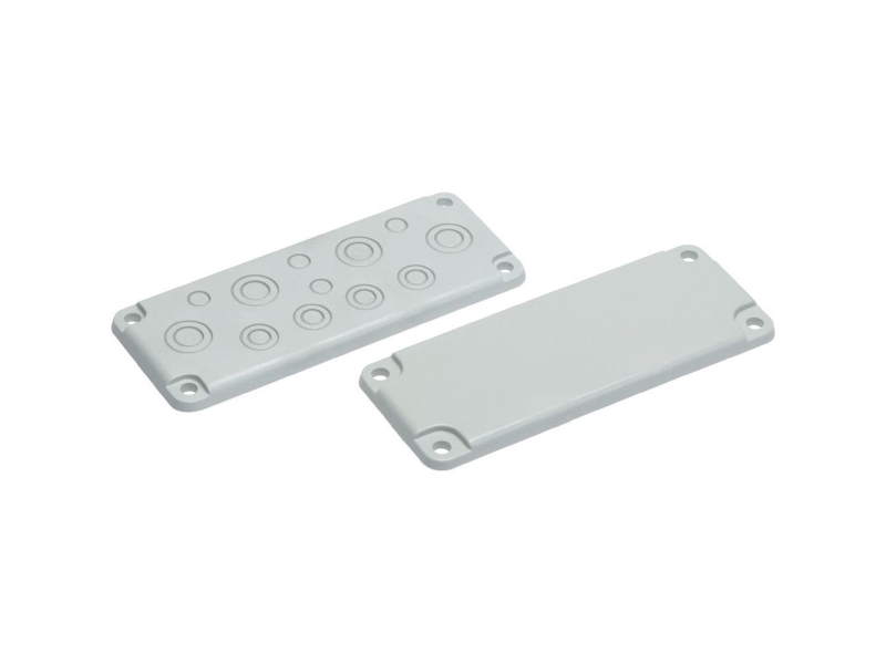 Fibox MB 10857 Kaapelin läpivientilevy kohokuvioinnilla Polykarbonaatti Harmaa valkoinen (RAL 7035) 1 kpl