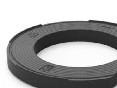 VOTEC Topring 315x50mm m/fals - m/ afskåret kant. Genbrugsplast