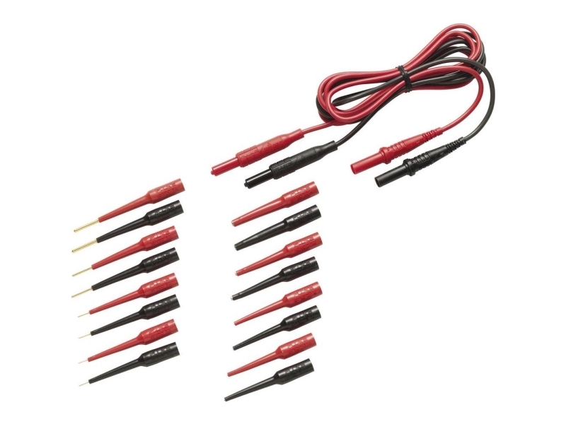 Fluke TL82 Testledningssats [Lamphållare 4 mm - Lamphållare 4 mm] Röd, svart 1 st | EL Artiklar - Kablar och ledningar - Testa och mäta ledningar | GameStuff