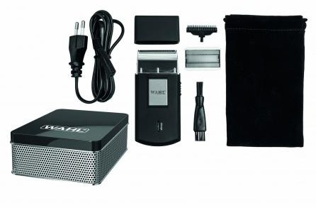 Wahl 03615-1016, Folienschaber, Schwarz, Silber, 1,7 Cm, 0,4 Mm, Wechselstrom/Batterie, 45 Min