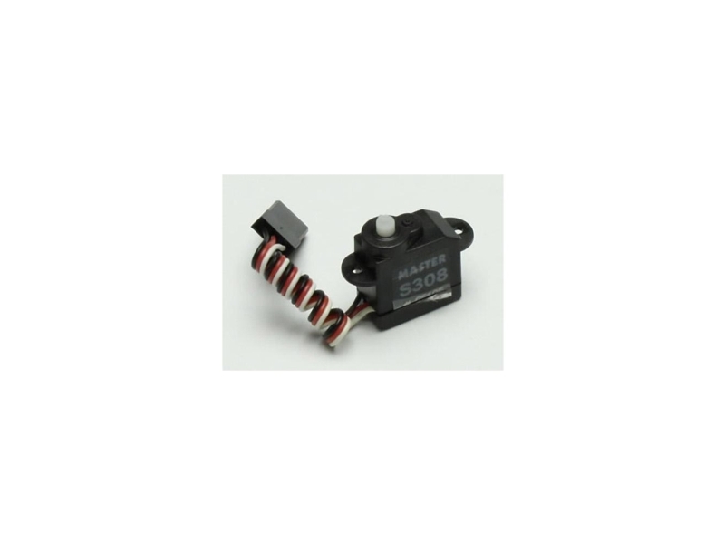 Mikro-servo Master S308 Analog-servo Plastic, metalliseret Stiksystem Universal (Graupner/JR/Futaba)