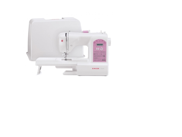 Singer 6699 Nähmaschine, Elektronisch, Weiß, Rosa