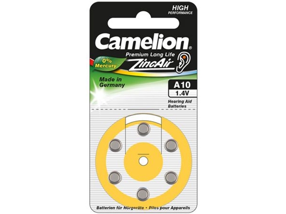 Camelion Hörgerätebatterie Pr70 6 Stück.
