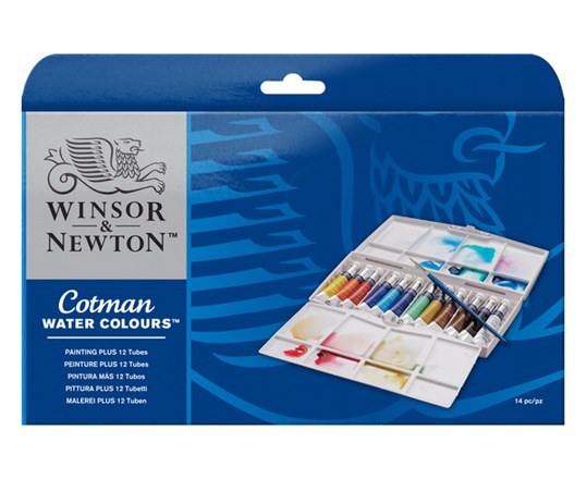 Cotman Watercolour Tube Painting Box Plus