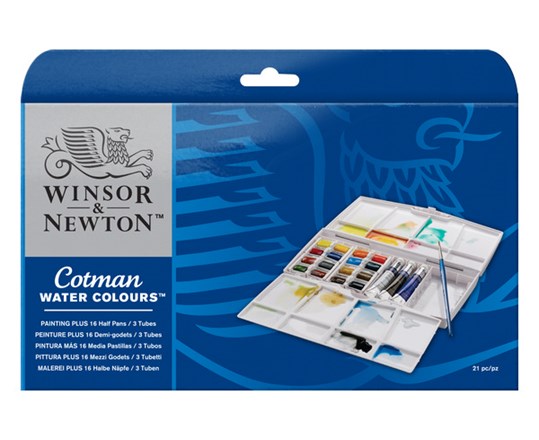 Cotman Wasserfarben-Malset Plus