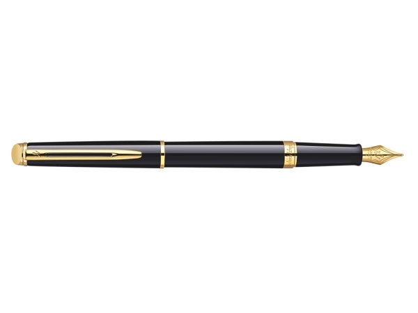 Waterman Hémisphère, Sort, Guld, Blå, Messing, Lak, 1 Stk
