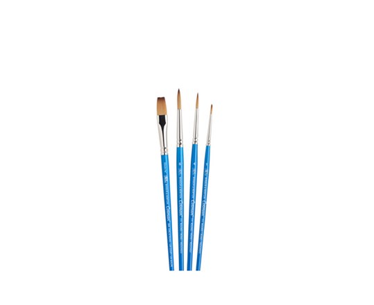 Cotman Pinselset, Kurzer Stiel, 4-Tlg.