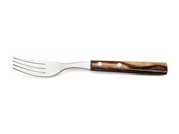 Grillgabel Tramontina L19 Cm Edelstahl Dunkles Holz, 60 Stk/Ve