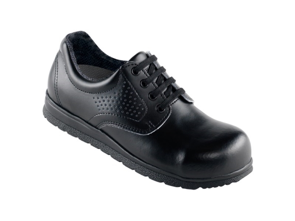 Schuhe Gesundheit Gr. 45 Mit Schnürung/Polsterung/Schockabsorption Schwarz, 1 Paar