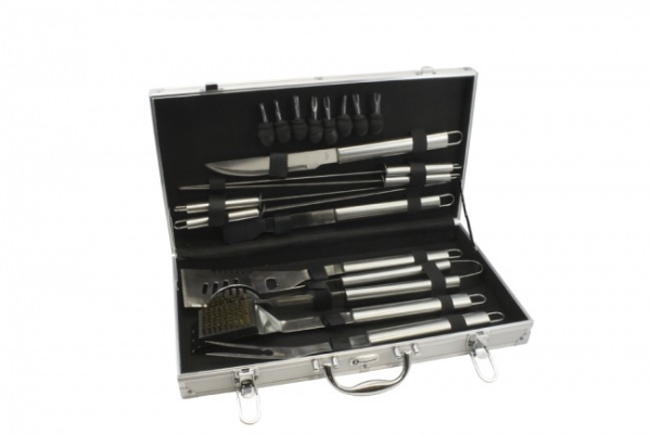 Leopold Vienna LV01070, Gaffel, Svart, Rostfritt stål, Rostfritt stål, Rektangulär, 1 styck, 18 styck | Trädgården - Grill tillbehör - Övriga grilltillbehör | GameStuff