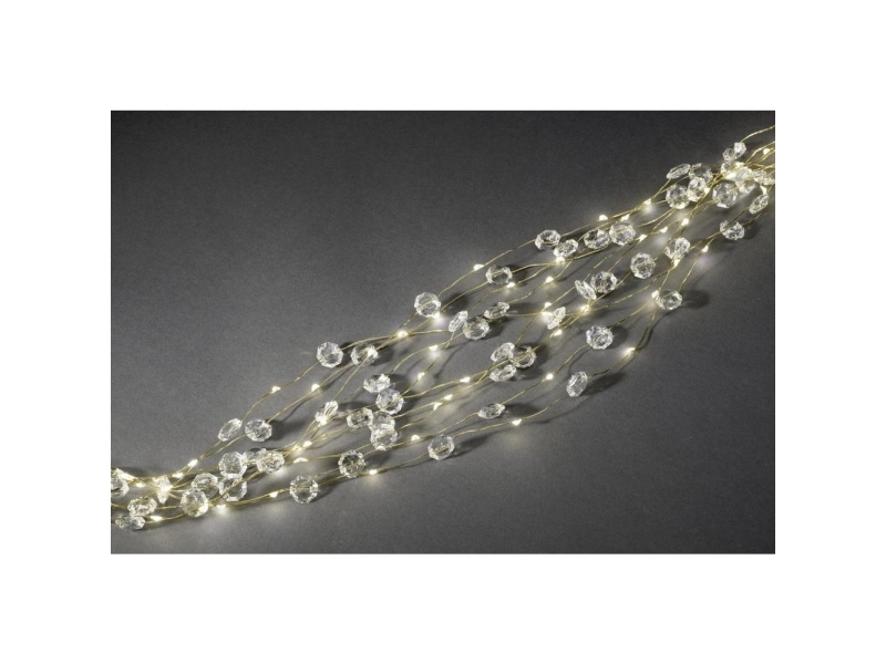 Konstsmide 6391-180 LED-Lametta Diamonds Warm White LED (RGB) | N - A | GameStuff
