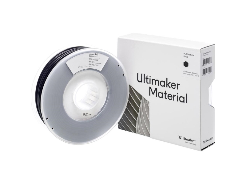 UltiMaker PLA M0751 Black 750 211399 PLA-filament 2,85 mm 750 g svart (1 st)