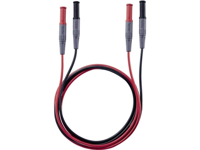Testo Messleitungs-Set [ - ] Satz Messleitungsverlängerungen (Gerade Stecker) (0590 0013)