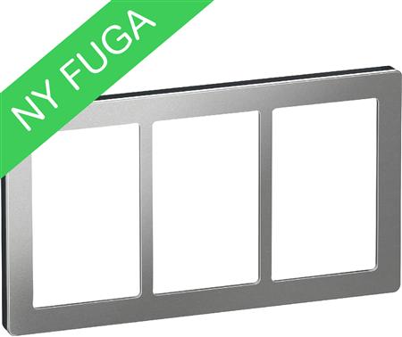 Fuga Pure Designramme Stål 3X1,5M