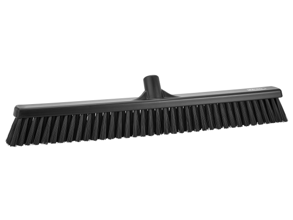 Besenkopf, Vikan, Schwarz, Polyester/Pp/Edelstahl, 61 Cm