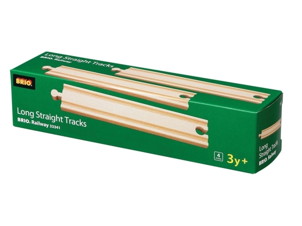 BRIO 33341 Raka skenor, långa | Leksaker - Konstruktions leksaker - Magnet konstruktion | GameStuff